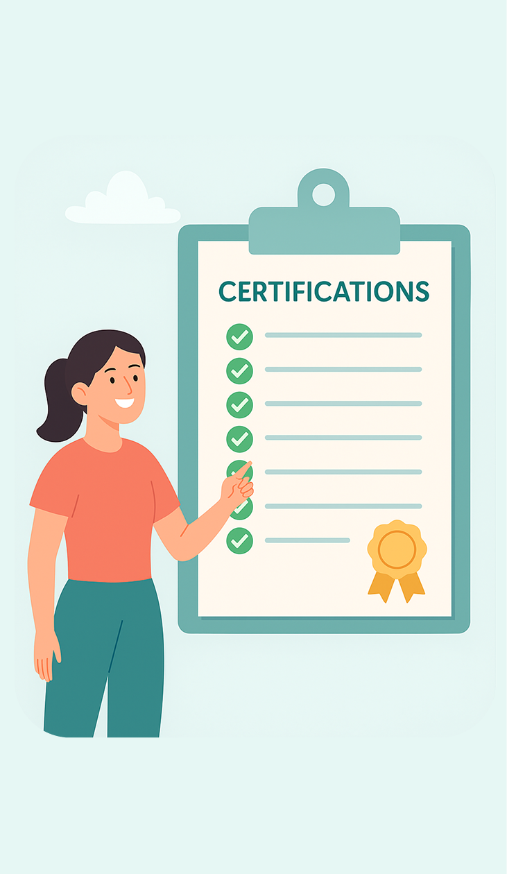 Un elenco di controllo dei documenti legali certificati che soddisfano i requisiti ufficiali